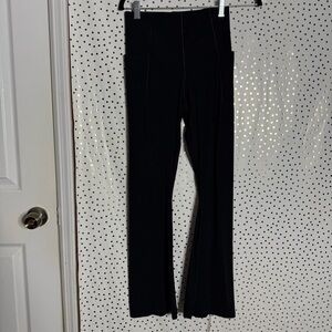 Offline Black High-Waisted Pants with side pockets